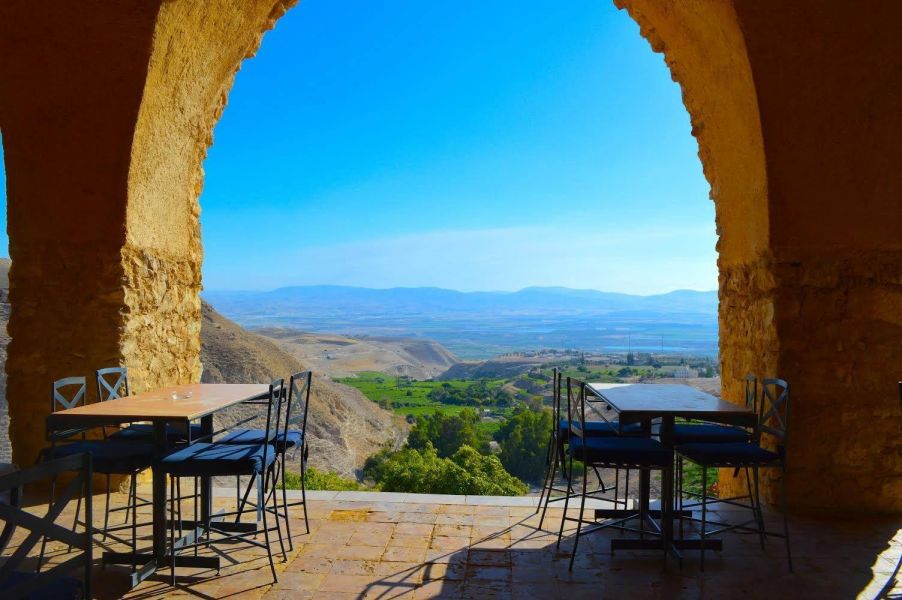 Lunch at Umm Qais Rest House