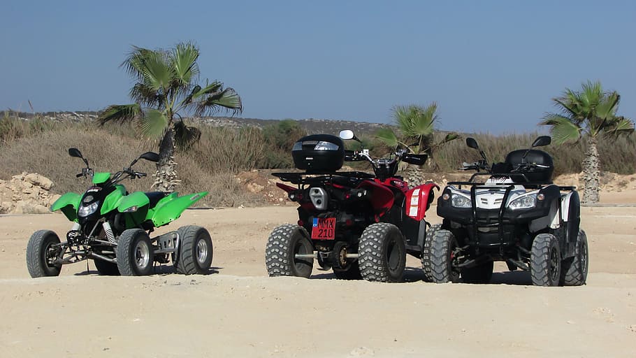 Quad biking at the Dead Sea