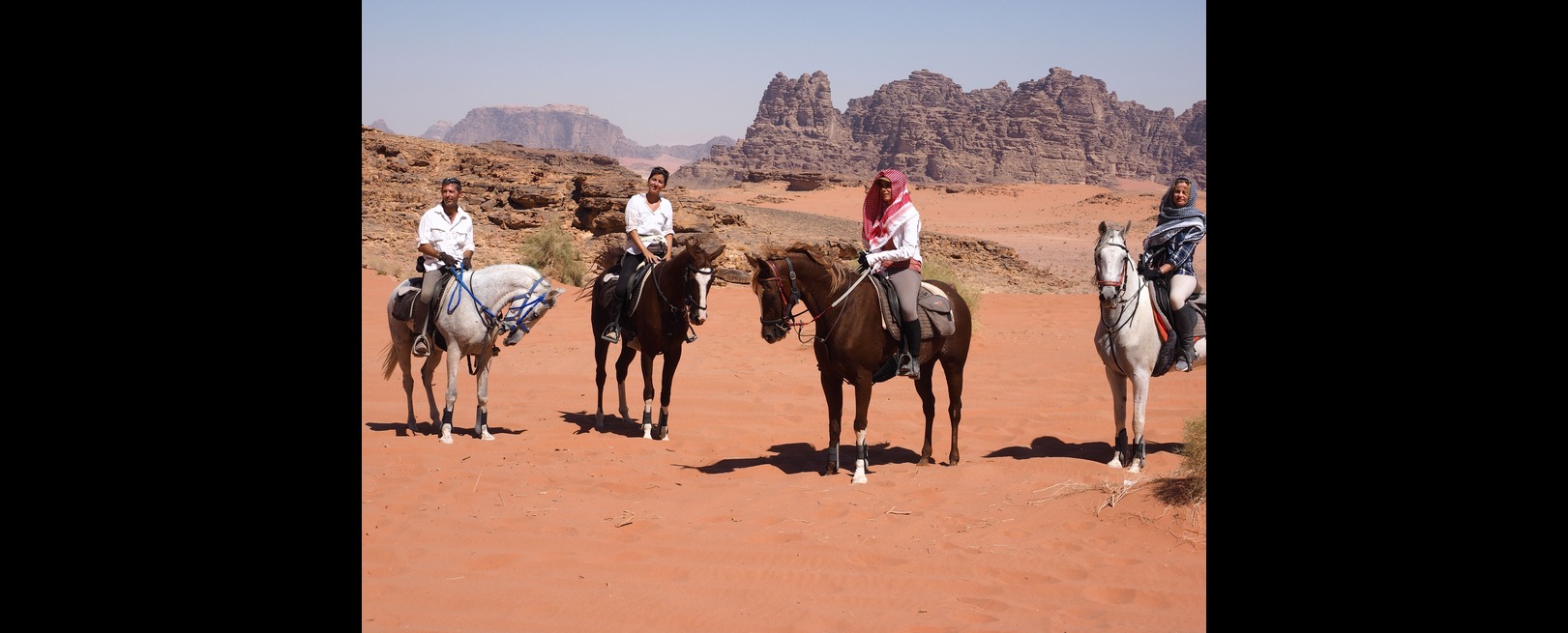 Horse Riding Through the Desert of Wadi Rum