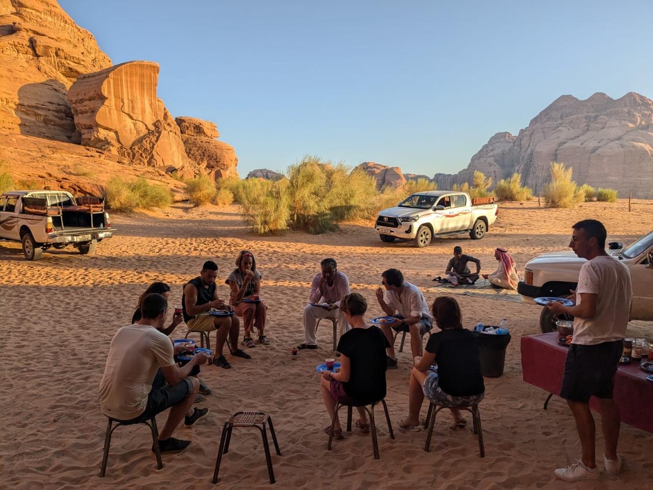 Desert Evenings in Wadi Rum: A Moment to Remember