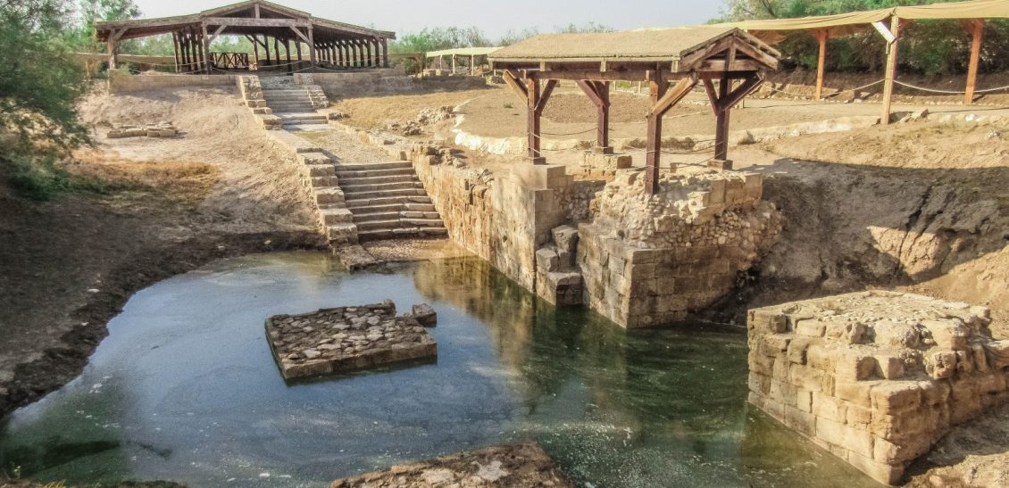 Visit baptism site where Jesus was baptized