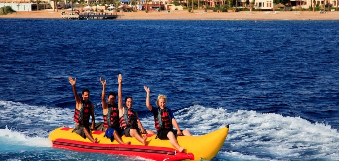 Banana Boat Ride in Aqaba Jordan