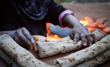 Meeting Bread Making Bedouin Lady