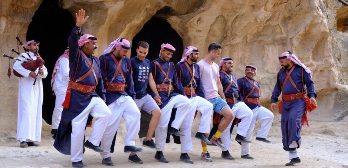 Dancing Traditional Folklore Dabke