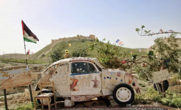 The world’s smallest hotel sits inside a Beetle car (Abu Ali Hotel)