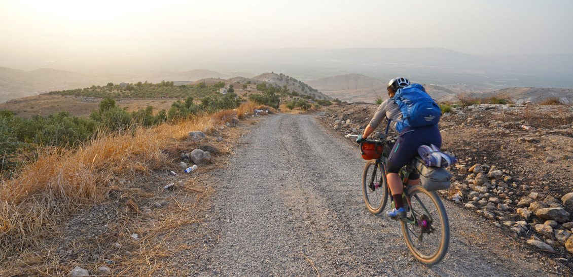 Hike and Bike in Um Qais Trails & lunch with a local family