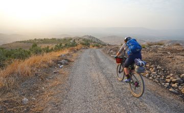 Hike and Bike in Um Qais Trails & lunch with a local family