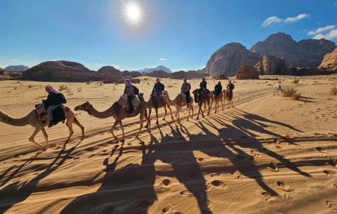 Camel Ride in Jordan