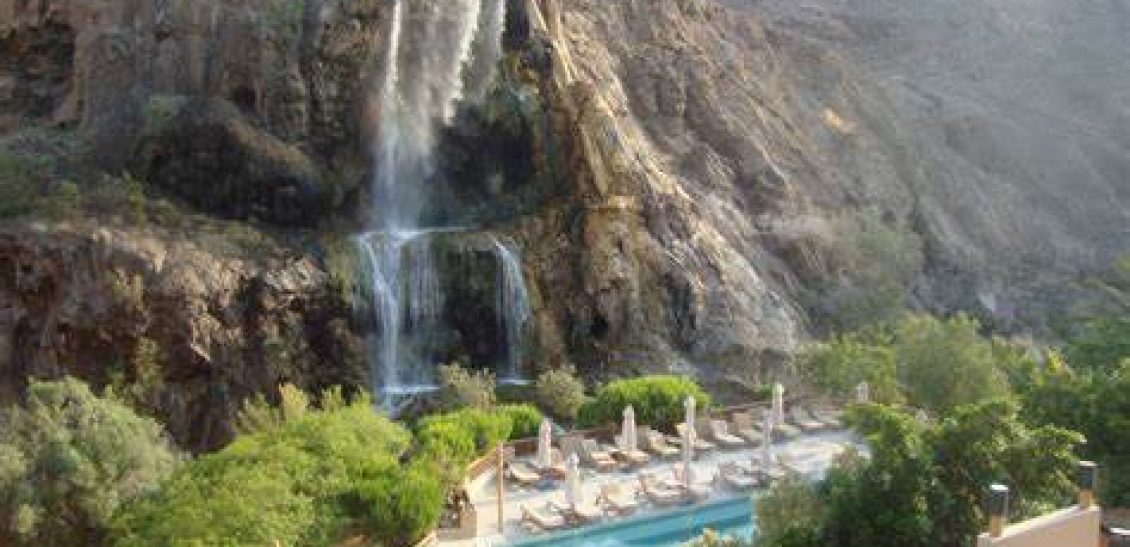 Relaxing at the Main Hot Springs