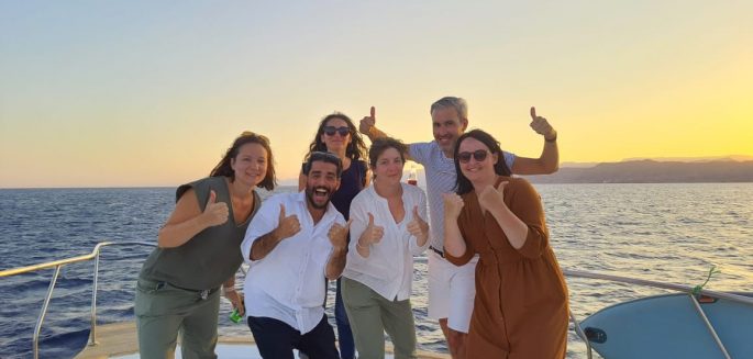 Travelers Enjoying in Aqaba, Jordan