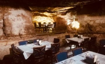 Lunch/ dinner in the heart of Moabite caves